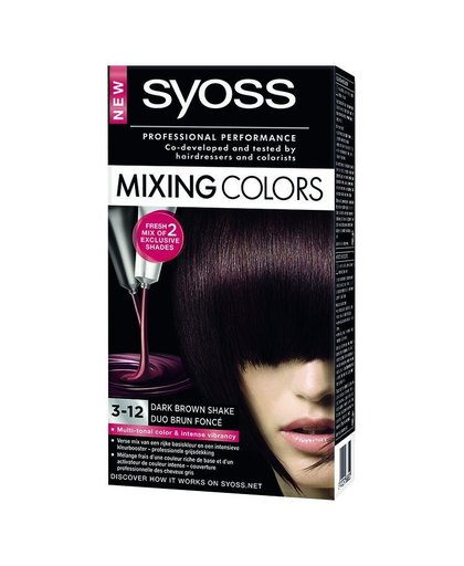 Mixing Colors 3-12 dark brown shake haarkleuring