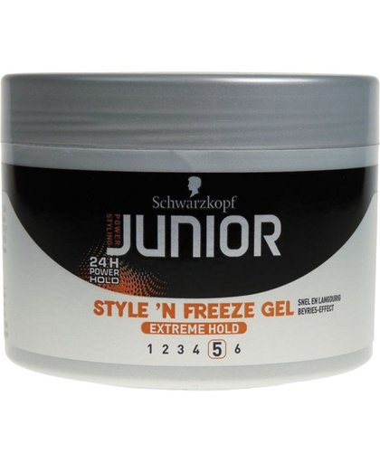 Junior Powerstyling style 'n freeze gel, 250 ml