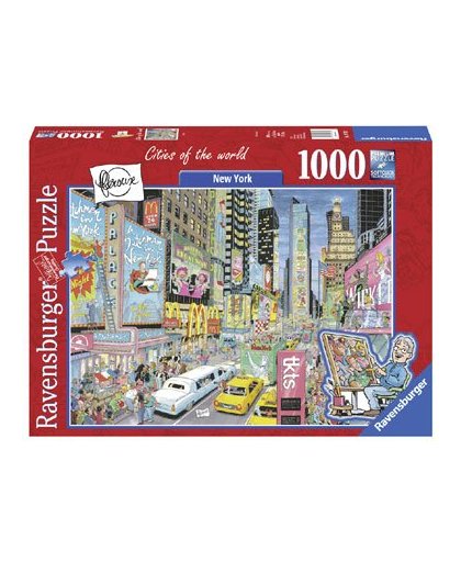 Ravensburger puzzel Fleroux Cities of the world: New York - 1000 stukjes