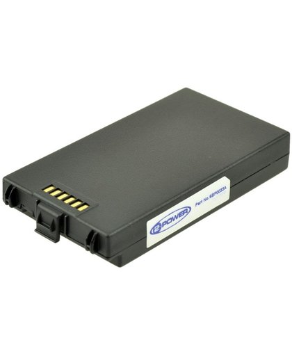 2-Power - Accu voor streepjescodelezer - 1 x lithium-polymeer 2500 mAh - voor Motorola MC3000-K, MC3000-R; Symbol MC3000