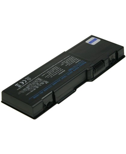 2-Power Main Battery Pack - Batterij voor laptopcomputer ( verlengde levensduur ) - 1 x Lithiumion 9-cels 6600 mAh - voor Dell Inspiron 1501, 6400, 64