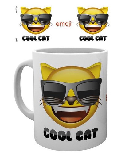Emoji: Cool Cat Mug