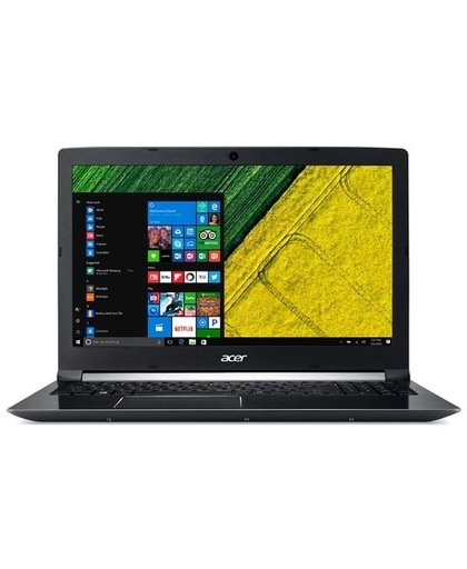 Acer Aspire A715-71G-51D3 Zwart Notebook 39,6 cm (15.6") 1920 x 1080 Pixels 2,5 GHz Zevende generatie Intel® Core™ i5 i5-7300HQ