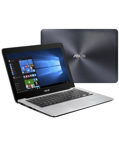 ASUS X302UA-R4269T Zwart, Zilver Notebook 33,8 cm (13.3") 1920 x 1080 Pixels 2,00 GHz Zesde generatie Intel® Core™ i3 i3-6006U