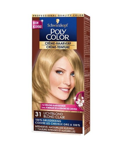Poly Color crème-haarverf 31 lichtblond, 90 ml