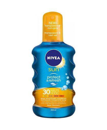 Sun Protect & Refresh verfrissende transparante spray SPF 30, 200 ml