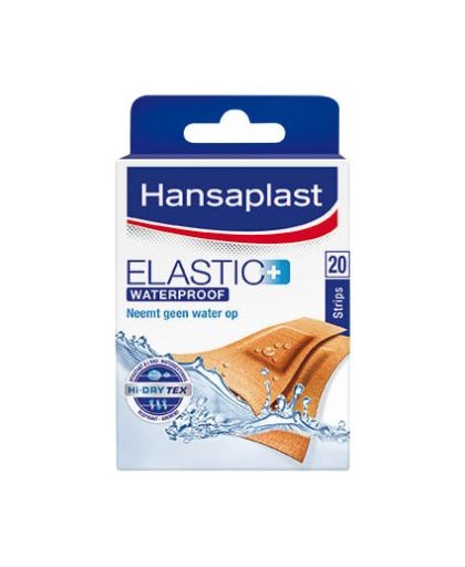 Hansaplast Elastic Waterproof pleisters, 20 stuks