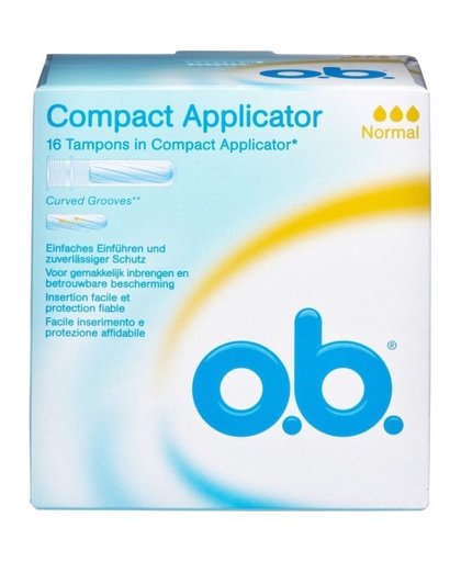Compact Applicator Normal tampons, 16 stuks