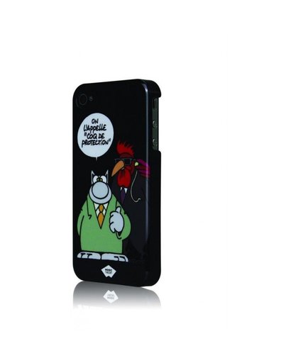 Mosaic Theory Le Chat Series - Limited Edition - achterzijde behuizing voor mobiele telefoon - groen - voor Apple iPhone 4, 4S