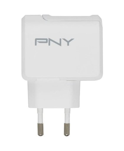 PNY Fast Charger - Netspanningsadapter - 12 Watt - 2.4 A (USB) - Europa (behalve GB)