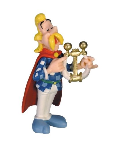 Asterix 6,5 cm figuur - Kakofonix speelt op de lier