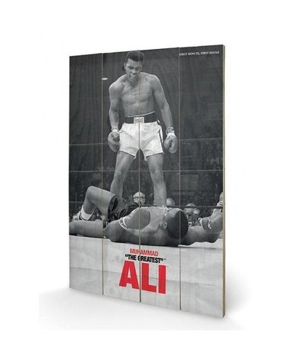 Muhammad Ali: Muhammad Ali vs Liston Wooden Art