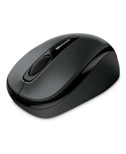 Wireless Mobile Mouse 3500 - Muis - rechts- en linkshandig - optisch - 3 knoppen - draadloos - 2.4 GHz - USB draadloze ontvanger - Lochness-grijs