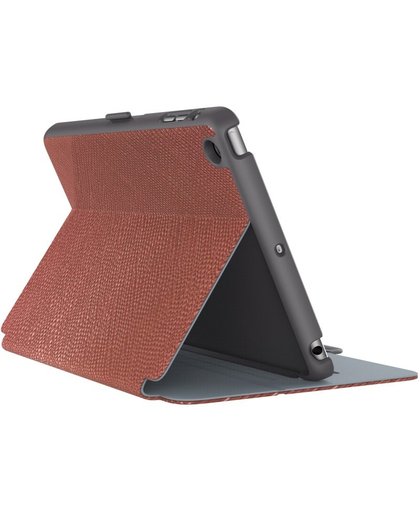 Speck StyleFolio Luxe Textured Metallic iPad Mini 4 (Clay Red / Nickel Grey / Slate Grey)