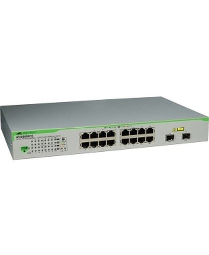 Allied Telesis AT-GS950/16PS-50 Gigabit Ethernet (10/100/1000) Grijs Power over Ethernet (PoE)