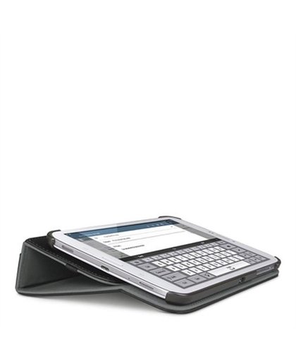 Shield Fit with Stand - Beschermende bedekking voor tablet - zwarte bovenzijde - voor Samsung Galaxy Tab 4 (8 inch)