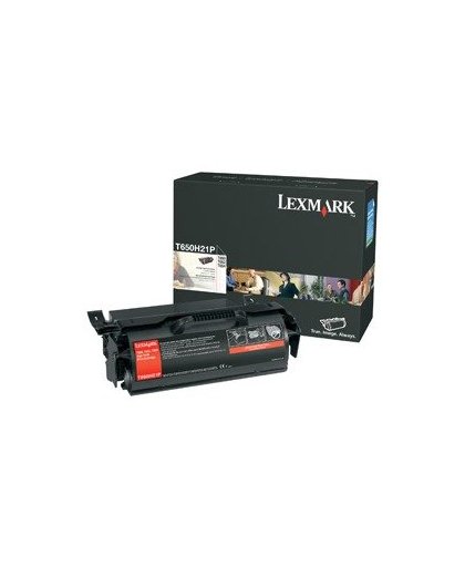 Lexmark T650H80G tonercartridge Lasertoner 25000 pagina's Zwart