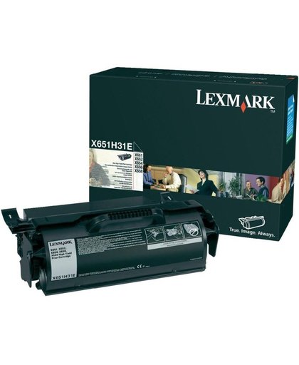 Lexmark X65x High Yield Print Cartridge Zwart