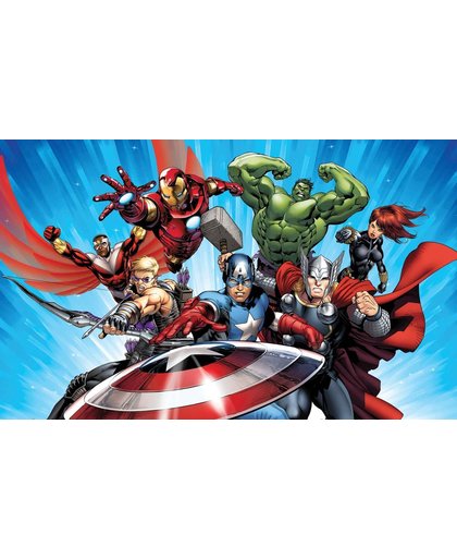 Fotobehang Marvel Avengers | L - 152.5cm x 104cm | 130g/m2 Vlies