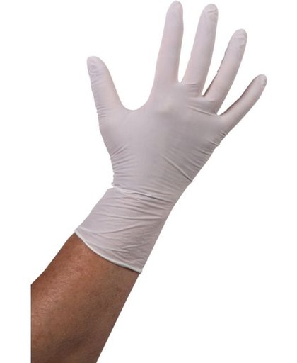Nitril 1000 stuks wegwerp handschoenen ongepoederd wit