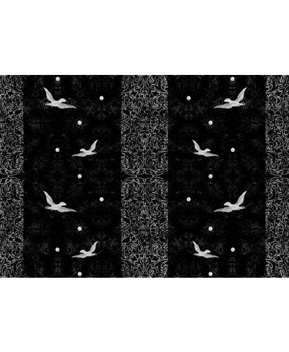 Fotobehang Modern Pattern Birds | XXL - 312cm x 219cm | 130g/m2 Vlies