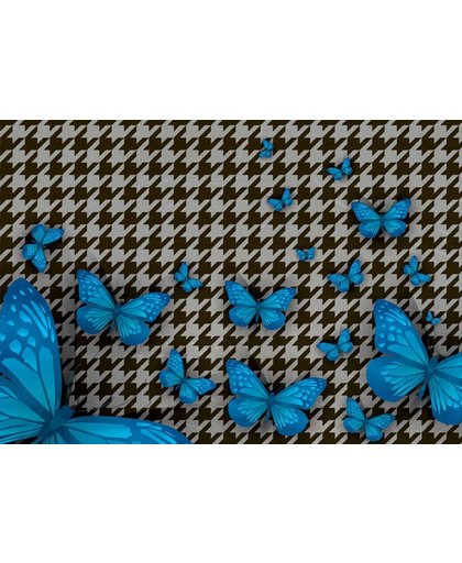 Fotobehang Butterflies | XXL - 206cm x 275cm | 130g/m2 Vlies