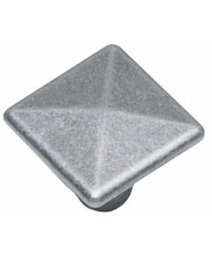 Intersteel Meubelknop vierkant 26 mm oud grijs