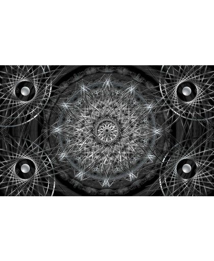Fotobehang Modern Design Mandala Art | XL - 208cm x 146cm | 130g/m2 Vlies