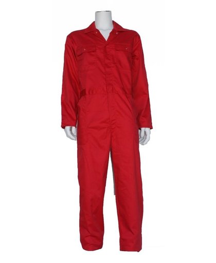 Yoworkwear Overall polyester/katoen rood maat 50