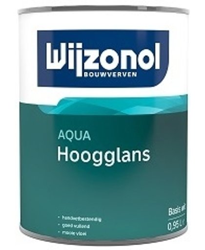 Wijzonol Aqua Hoogglans RAL9002 Grijswit 1 Liter