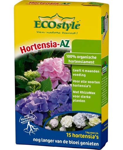 ECOstyle Hortensia-AZ - 1 kg - hortensia meststof voor ca. 15 hortensia's