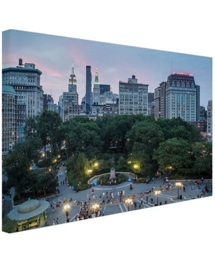 Union Square New York Canvas 120x80 cm - Foto print op Canvas schilderij (Wanddecoratie)