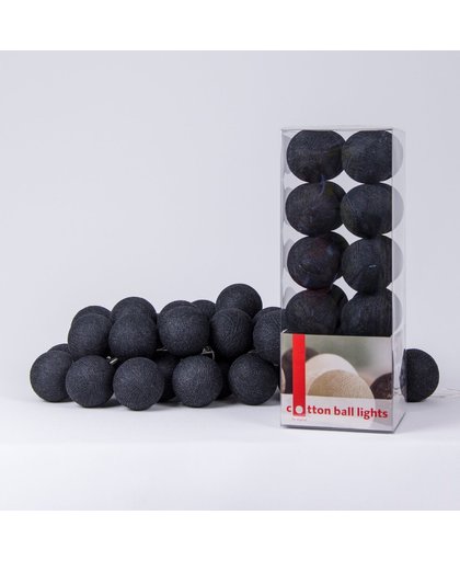 Cotton Ball Lights Lichtslinger Black – 20 Cotton Balls – Zwart
