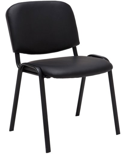 Clp Bezoekersstoel, wactkamerstoel, conferentiestoel KEN  - stapelbare stoel - zwart