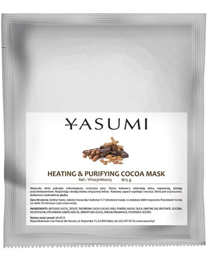 Yasumi Heating & Purifying Cocoa Mask 15g.