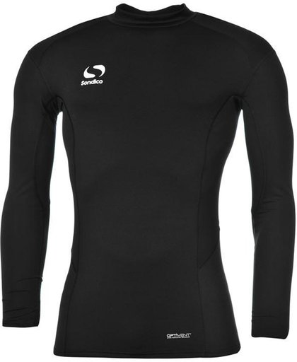 Sondico ondershirt / sportshirt met opstaande kraag - Heren - Black - L