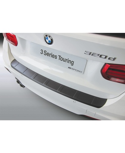 ABS Achterbumper Beschermlijst BMW 3-Serie F31 Touring 9/2012- 'M-Sport' 'Ribbed' Zwart