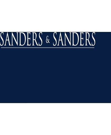 HD vlies behang effen marine blauw - 935206 van Sanders & Sanders behang uit Trends & More
