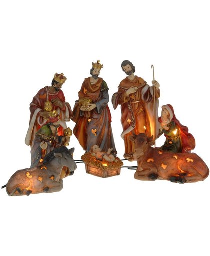 Kerststal Figuren met Verlichting