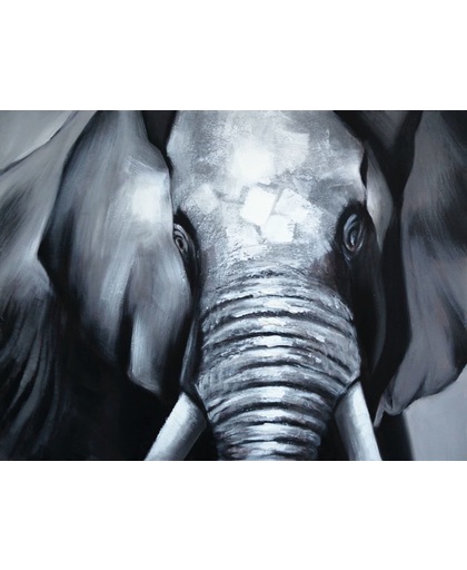 Schilderij olifant 100 x 75 Artello - Handgeschilderd