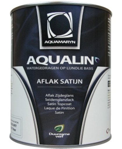 Aquamaryn Verf Aqualin (Linolux) Aflak Satijn Basis WIT