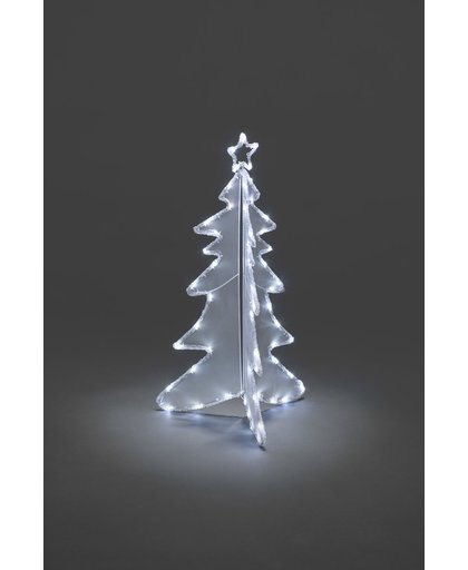 Konstsmide Kerstverlichting buiten - Verlichte decoratie Denneboom LED 40 lampjes - 60 centimeter - Koud wit