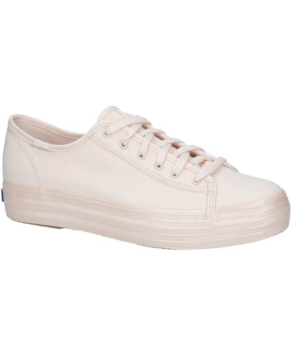 Keds - Tpl Kick - Sneaker laag gekleed - Dames - Maat 40,5 - Roze - Shimmer Canvas Pink