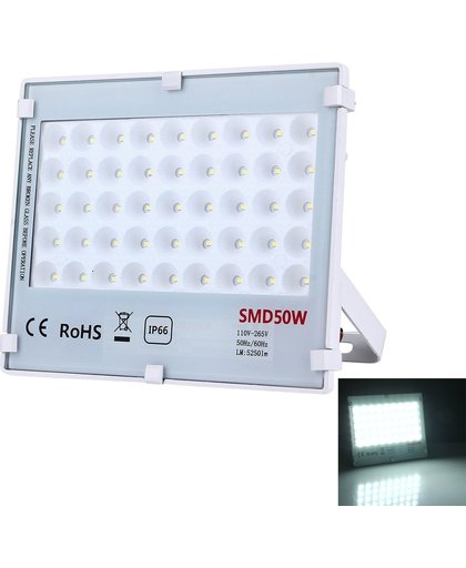 50W 45 LEDs SMD-2835 5250 LM IP66 Waterproof Diamond LED Flood Light Lamp  AC 110-265V(White Light)
