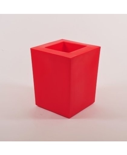 POD - Plantenbak Cube Red 40x40xH50cm