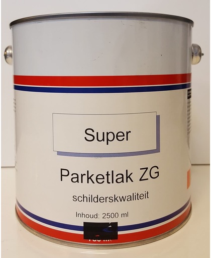 Parketlak - Transparant - Blank - Zijdeglans - 2,5L