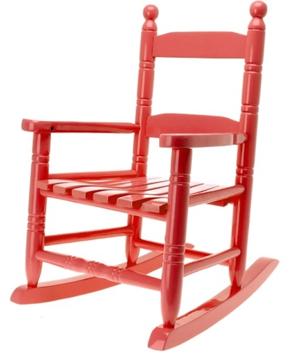 Kinder schommelstoel rood