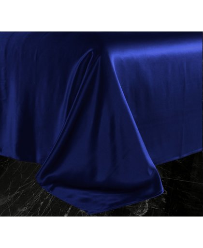 Zijden laken, 100% zijde, 405 thread count (19momme), Saffier blauw, 265x275cm