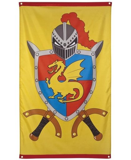 Ridder vlag 150 x 90 cm - Ridder themafeest versiering