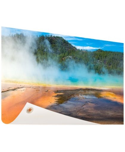 Yellowstone Nationaal Park Amerika Tuinposter 120x80 cm - Foto op Tuinposter (tuin decoratie)